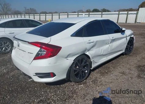 2019 Honda Civic Sport из США, поврежденный, VIN 2HGFC2F81KH599453